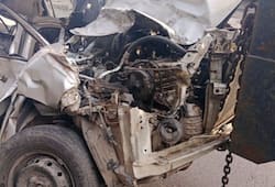 Delhi Badarpur flyover car and truck near vehicle showroom 3 killed in collision xsmn