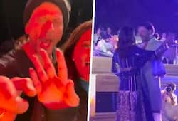 Shah Rukh Khan, Suhana dance as Akon sings 'Chammak Challo' at Radhika, Anant's pre-wedding bash [WATCH] ATG