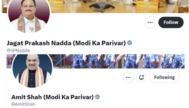 Why are BJP leaders tagging 'Modi Ka Parivar' on their social media profiles?