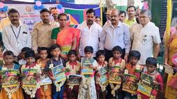 An incident in Karur where school children were made to stand in the sun to welcome the Collector has created a stir vel