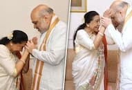Asha Bhosle sings 'Abhi Na Jao Chod Kar' for Amit Shah; Union Home Minister also unveiled her photo biography ATG