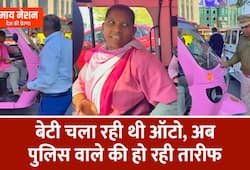 video viral of Jaipur female auto driver hemlata and inspector praveen kumar zkamn