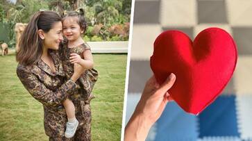 My little woman made..', Alia Bhatt shares daughter Raha's 'heart' art work; netizens skeptical; Read on ATG