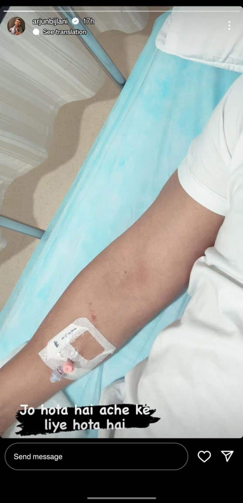 TV star Arjun Bijlani to undergo emergency surgery after severe stomach pain RBA