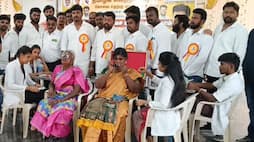 Thalapathy vijay TVK Party members conducted free medical camp ans