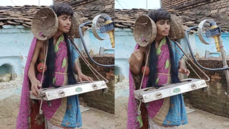 video viral of boy singing himesh reshamiya song by making house hold product as music instrument zkamn