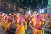 300 women participate traditional dance event at temple festival in thanjavur district vel