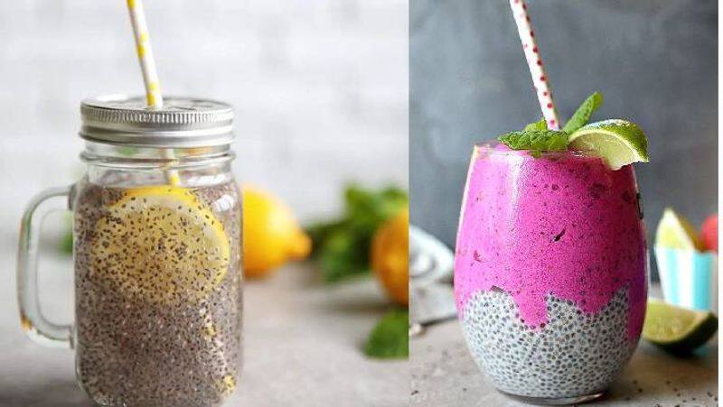 use of   chia seeds to loss weight with detox water pudding and foods xbw