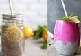 use of   chia seeds to loss weight with detox water pudding and foods xbw