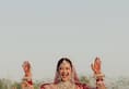  Meera chopra Priyanka Chopra proved Red lehenga is not out many actress wore pastel outfit at her wedding xbw