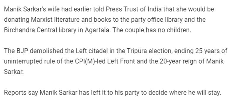 Fact Check Fake news circulating as former Chief Minister of Tripura Manik Sarkar son and daughter joined BJP
