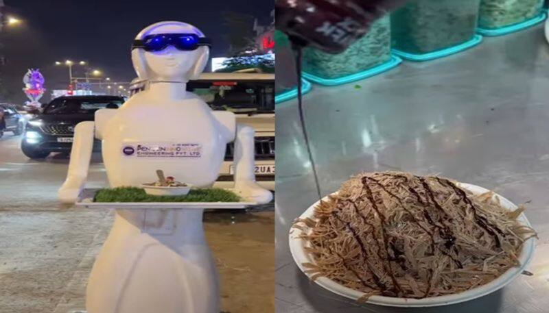 Viral Video: Aisha, the robot waiter that serves ice gola at Ahmedabad Cafe  gets viral [Watch] nti