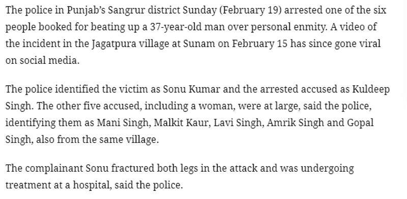 Fact Check of video shows a Christian man in Uttar Pradesh being beaten up 