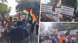 Pakistani Hindu refugees stage protest outside Delhi CM Arvind Kejriwal's residence over CAA remarks (WATCH)