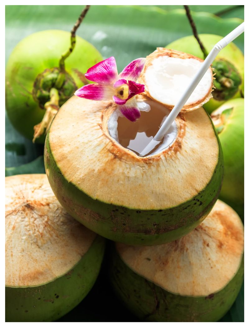 What is the best time to drink coconut water?