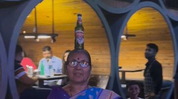 Viral Video: Elderly lady dances with joy at bar, steals hearts with beer bottle dance resembling Jamal Kudu (WATCH)
