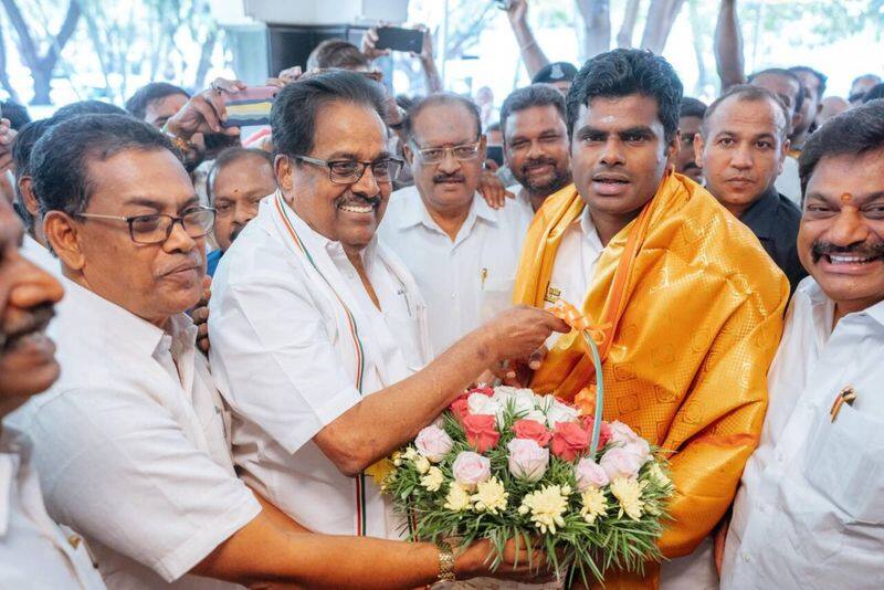 Annamalai thanked Ramasamy after extending support for BJP sgb