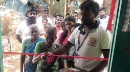 Social Worker Built House worth 2 lakhs for old lady who lost husband in mayiladuthurai ans