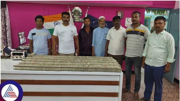 Vijayapura  Police seized Rs 3 crore cash toyota car and Hyderabad two persons sat
