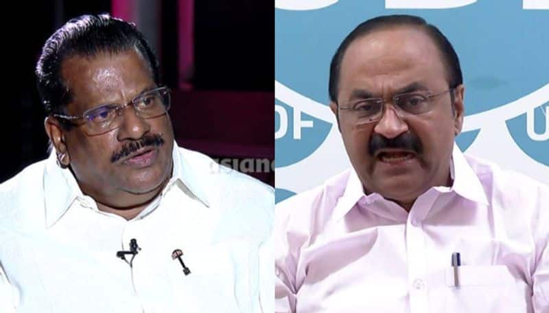 cpim and pinarayi frightened to touch e p jayarajan says v d satheesan
