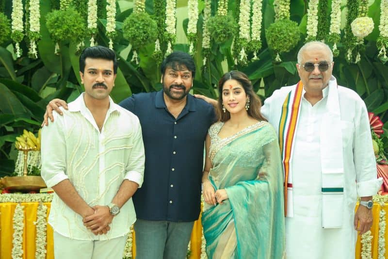 Ram Charan and Janhvi Kapoor lead RC 16 movie started in Hyderabad srb