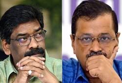 two cm arvind kejriwal and hemant soren arrested by ed in two month zrua