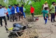 Bihar News Bhojpur Bihiya- Bihta State Highway Accident truck driver 2 bikers 4 including father and son died traffic jam XSMN