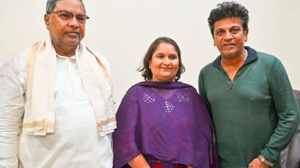 Actor Shivarajkumar Temple Run For His Wife Win at Shivamogga in Lok Sabha Election 2024 grg