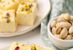 holi sweet recipe milk cake recipe in hindi kxa 