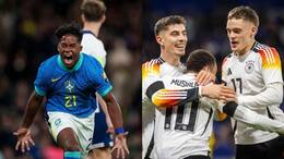 Brazil beat England, as Germany scores from kick off to beat France in International friendly