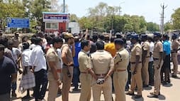 Thoothukudi Fisher men strike in front of harbor gate after union arrest ans 