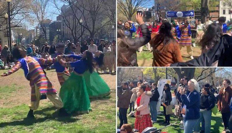 Holi celebration: Colours of Holi in Washington DC's Dupont Circle