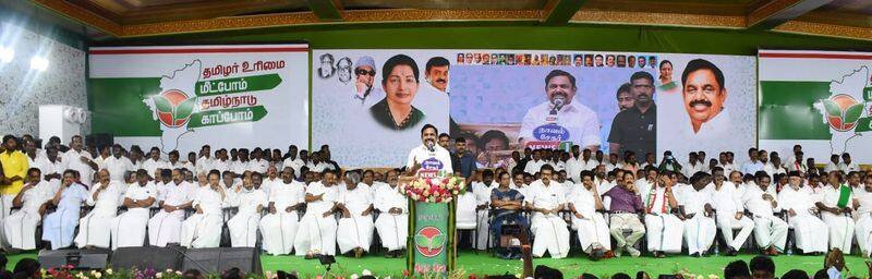 EPS has said that the contest in the election is between DMK and AIADMK KAK