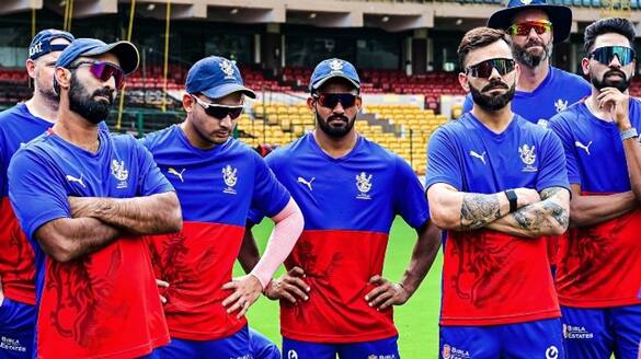 A relaxed RCB team trains at Chinnaswamy Stadium ahead of KKR game kvn