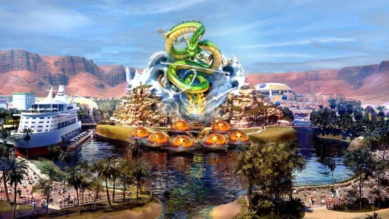 dragon ball theme park to be established in Qiddiya