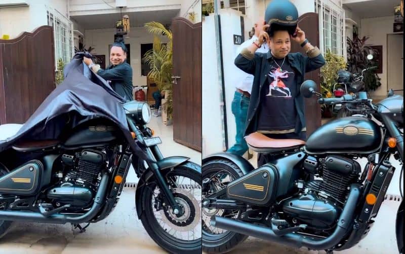 Singer Kailash Kher purchase Jawa Perak Bobber motorcycle share video on Social media ckm