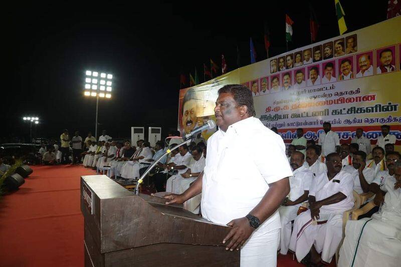 Members of the alliance party actively campaigned in Cuddalore in support of Thirumavalavan vel