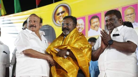 Members of the alliance party actively campaigned in Cuddalore in support of Thirumavalavan vel