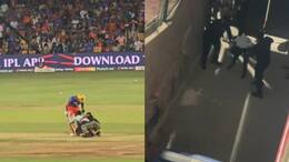 IPL 2024: Security persons trash Virat Kohli fan for invading pitch during RCB vs PBKS match 