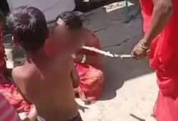 Madhya Pradesh Crime News Woman stripped and beaten roamed the village video viral Indore police caught 4 women XSMN