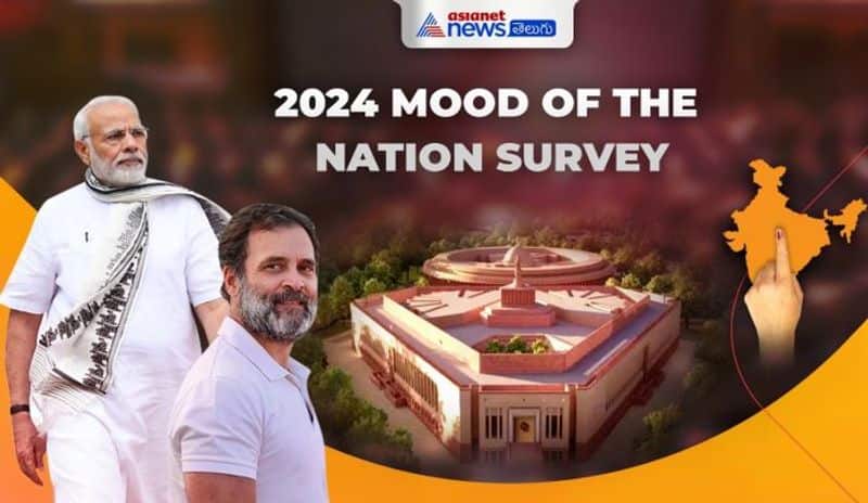 Asianet News Mood of the Nation Survey: లోక్‌సభ 2024 ఎన్నికల్లో మోదీ ప్రభంజనం, కాంగ్రెస్‌కి తప్పని పరాభవం 