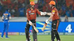 record total for sunrisers hyderabad against mumbai indians 