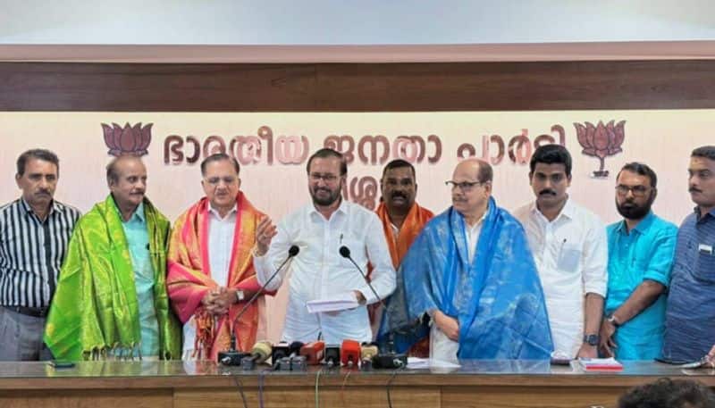 Congress Leaders joined BJP in Thrissur fvv