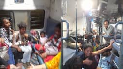 Photos of 'ticketless' crowd occupying passengers seats goes viral; Railway seva respondsrtm