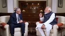 PM Modi interaction with bill gates on AI to digital payments video out on tomorrow
