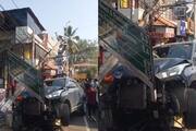 four youths injured in car accident in kovalam vkv