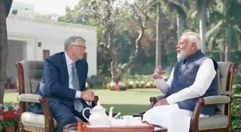 Bill Gates praise for Indias digital government in chat with PM Modi lns