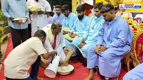 thousands of christians visit velankanni matha temple for good friday vel