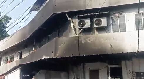 Loss of lakhs Supermarket burnt down in Aluva btb