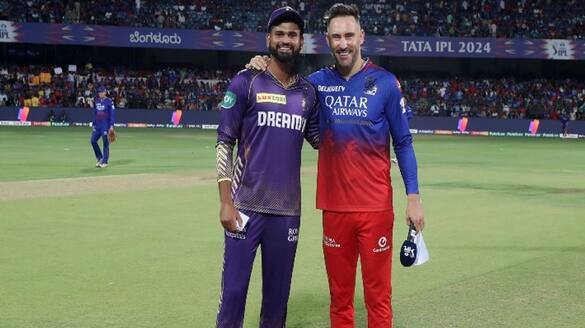 Kolkata Knight Riders Won the toss and Choose to bowl first against Royal Challengers Bengaluru in 10th IPL 2024 match at Bengaluru rsk